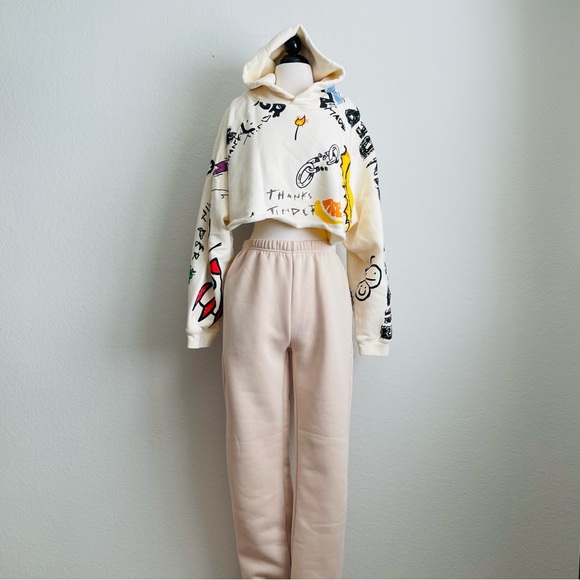 Bundle SHEIN EZWear Women Solid Color Elastic Waist Slant Pocket Sweatpants - Picture 13 of 16